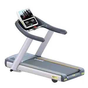 Treadmill kardio komersial peralatan latihan olahraga kebugaran mesin lari ASJ9800 Treadmill komersial dengan layar besar