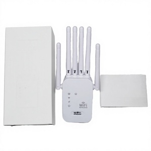 Routeur Répéteur <span class=keywords><strong>WiFi</strong></span> 5G Double Bande 1200 Mbps avec 4 Antennes à Gain Élevé Certifié CE/FCC Longue Portée (Couverture 100-120 m²) pour Petits Espaces - Product Image 3