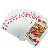 Cartes à Jouer en Plastique Durable, Écologiques et Recyclables, Design Portable pour Usage Familial et Promotionnel