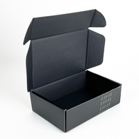 Boîte d'emballage personnalisable en carton ondulé recyclé avec gaufrage, pelliculage mat, doublure en mousse et impression UV - Bonjour