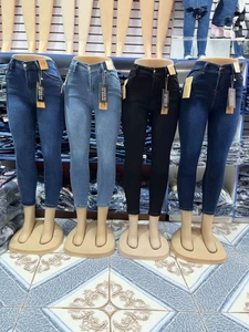 Jeans à <span class=keywords><strong>taille</strong></span> <span class=keywords><strong>haute</strong></span> et jambes larges pour femmes, <span class=keywords><strong>pantalon</strong></span> en denim délavé vintage pour un style décontracté au quotidien - Product Image 2