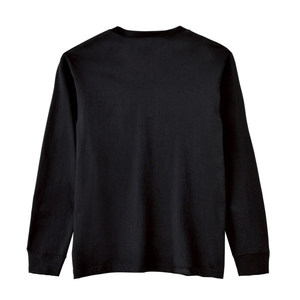 Camiseta de manga larga Vintage de Hip-Hop de algodón 100% para hombre, ropa de calle Unisex holgada para Otoño/Invierno, estilo lavado, logotipo personalizado - Product Image 4