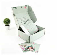 Boîtes d'expédition en carton ondulé écologiques avec logo personnalisé imprimé, emballages en papier, boîte d'abonnement