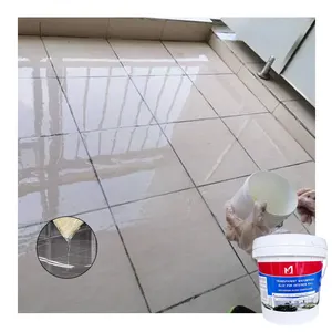 白い透明な防水塗料浴室の浴室の壁の床防水と漏れ修理目に見えないシーラント
