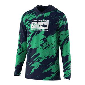 เสื้อตกปลาผู้ชายคุณภาพสูงแบบกำหนดเองพร้อมโลโก้  รับผลิตเสื้อผ้ากันรังสียูวีสำหรับการแข่งขัน  ขายส่ง MOQ ต่ำ - Product Image 1