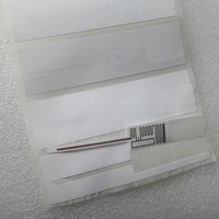 Étiquette RFID UHF longue portée pour bijoux, en PET, passive, en papier artistique, pour le suivi et la sécurité, étanche et résistante à la chaleur, pour bijoux et montres