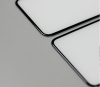 Produit le plus récent, protection d'écran de téléphone portable en verre trempé à large arc en aluminium, couverture complète pour iPhone/Samsung Series