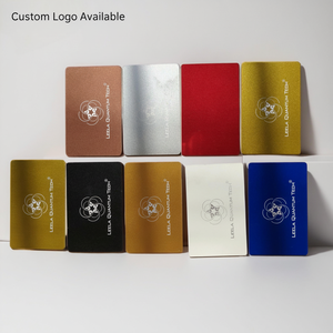 Op maat gemaakte geanodiseerde aluminium visitekaartjes, lasergegraveerd, geborsteld metaal, UV-print, gepersonaliseerd logo, blanco naamkaartjes voor zakelijke geschenken - Product Image 2