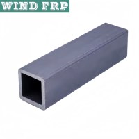 Tube carré en FRP de qualité industrielle - Tuyau en fibre de verre directement de l'usine