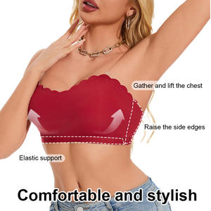 All'ingrosso moda Sexy senza spalline fasciatura posteriore con fibbia Push-Up Anti-spargimento <span class=keywords><strong>reggiseno</strong></span> da donna per ragazze di grandi dimensioni <span class=keywords><strong>in</strong></span> magazzino - Product Image 3