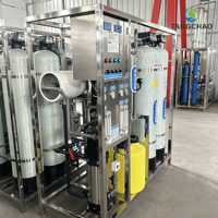 Système de filtration d'eau RO 1000L/h avec moteur, en acier inoxydable 304, garantie 1 an, compatible avec les machines à sacs d'eau – Approvisionnement direct usine