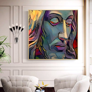 Cuadro <span class=keywords><strong>de</strong></span> <span class=keywords><strong>Arte</strong></span> en Lienzo Acrílico Grande Mintura, Personalizado, Hecho a Mano, Decoración Moderna para Pared, Retrato <span class=keywords><strong>de</strong></span> Figura Famosa, Completamente Pintado - Product Image 5