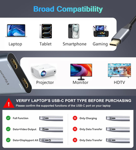 <span class=keywords><strong>USB</strong></span> HUB cho Type-C cổng 4 trong 1 adapter MST Dual HDTV 4k <span class=keywords><strong>USB</strong></span> PD Sạc Dock trạm Cắm và chơi cho máy tính xách tay điện thoại - Product Image 6