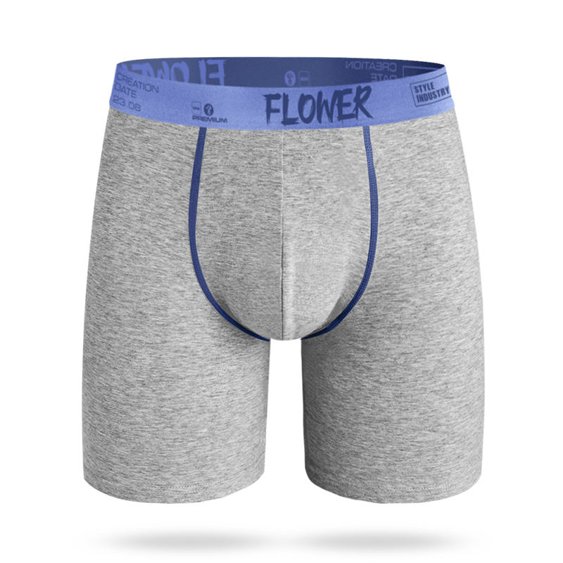 Grey+ Blue Waistband