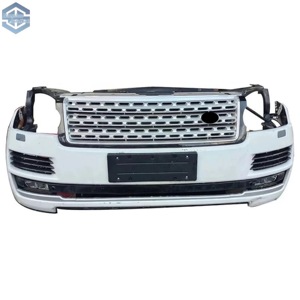 CarAccessories Facelift Conversión ancha Parachoques trasero delantero Kit de carrocería para <span class=keywords><strong>Land</strong></span> <span class=keywords><strong>Rover</strong></span> Range <span class=keywords><strong>Rover</strong></span> 2013-2017 Actualización a <span class=keywords><strong>2022</strong></span> - Product Image 4