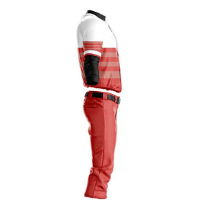 Uniforme de Béisbol Transpirable Antibacteriano 100% Poliéster, Servicio OEM, Uniforme de Béisbol Transpirable al por Mayor con Diseño Personalizado - Product Image 3
