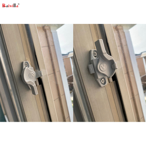 Foshan vente en gros types de maisons modernes fenêtres coulissantes porte en aluminium verre fenêtre pivotante action serrures pliant ouvert Style indonésie - Product Image 2