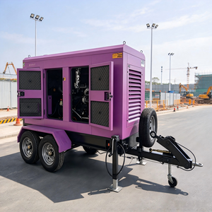 Générateur diesel silencieux remorquable avec module de surveillance à distance en option, vérification des données en temps réel via réseau mobile - Product Image 2