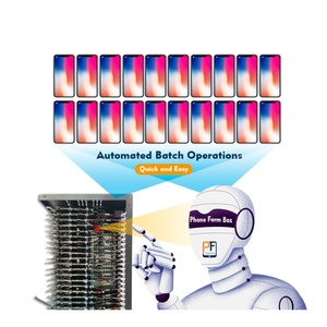 Mesin Pertanian Ponsel Android Box HoweVis S8 Berisi 20 <span class=keywords><strong>motherboard</strong></span> ponsel termasuk slot kartu SIM DENGAN Pengiriman Laut DDP - Product Image 1