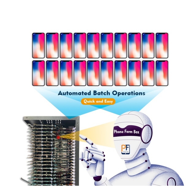 Android Box Phone Farm Machine S8 Contains 20 mobile phone motherboards including SIM card slots BY DDP Sea Freight