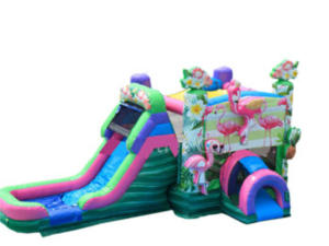 Château gonflable géant commercial personnalisé, combo de jeux gonflables pour enfants, parcours d'obstacles gonflable extérieur, château sauteur - Product Image 4