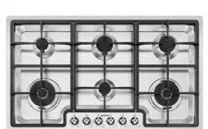 Table de cuisson commerciale encastrable moderne à 5 brûleurs en acier inoxydable, à allumage électronique, pour usage domestique, hôtelier, automobile et <span class=keywords><strong>extérieur</strong></span> - Product Image 5