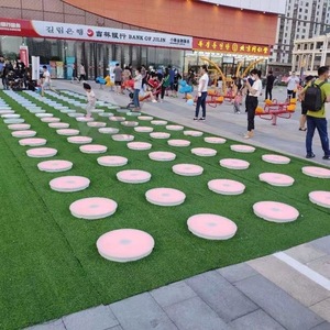 Espectáculo de Luces Navideñas, Parque de Atracciones, Luces LED Circulares Interactivas para el Suelo, Juegos Interactivos para Niños en Parques de Atracciones - Product Image 2
