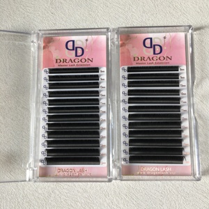 ขนตาปลอมแบบขายส่ง ขนตาไฟเบอร์ PBT สังเคราะห์จากเกาหลี ขนาด 5-25 มม. ขนตาธรรมชาติแบบนุ่ม ขนตาแคชเมียร์ - Product Image 1