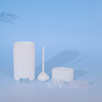 Bouteille vide de déodorant en PP avec impression de logo personnalisé, 30 ml, 50 ml, 75 ml, conteneur cosmétique rotatif pour les soins de la peau et le maquillage