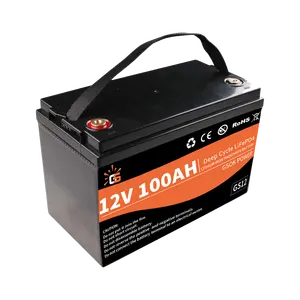 Lithium 12v 200ah batterie rechargeable à cycle profond 12v 24v lifepo4 batterie lithium 12v 150ah 200ah bluetooth disponible