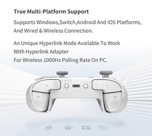 Manette de <span class=keywords><strong>jeu</strong></span> sans fil Gulikit MAX KK3 MAX avec joysticks et gâchettes à effet Hall 2.4G/1000Hz pour multiplateformes Switch/PC/Mobile - Product Image 6