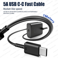 Chargeur rapide OTP ignifuge PPS 45W EP-TA845 pour ordinateur portable avec câble USB-C 5A et prise UK