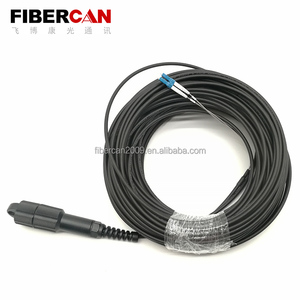 Cordon de raccordement Pdlc de câble optique Amoured en spirale SUS avec connecteur PDLC étanche extérieur - Product Image 2