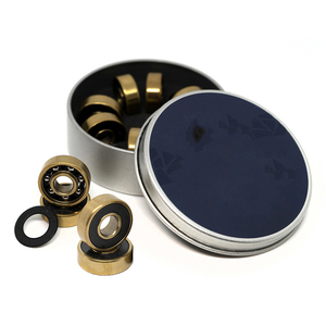 Rodamientos de Cerámica Híbridos de Titanio Dorado 8x22x7mm ABEC-11 ABEC 9 para Patines en Línea, Patinetes y Monopatines, Rodamientos de Bolas de Ranura Profunda 608 - Product Image 3