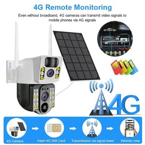 Cámara de Seguridad Solar V380pro 4G con Doble Lente PIR, Zoom Óptico 10x, 5MP 2K, Bajo Consumo, Visión Nocturna, Audio Bidireccional y Detección Humana en la Nube - Product Image 2