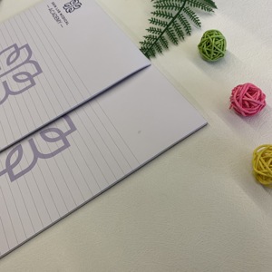 Biểu tượng tùy chỉnh in Loose-Leaf mang nhãn hiệu công ty khách sạn Cai Trị A4 tùy chỉnh Memo Pad 80gsm giấy notepad - Product Image 3