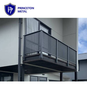 Intimité des lamelles <span class=keywords><strong>en</strong></span> aluminium <span class=keywords><strong>d</strong></span>'usine avec garde-corps et système de terrasse <span class=keywords><strong>en</strong></span> U enduit de poudre extérieur pour <span class=keywords><strong>escalier</strong></span> et balcon pour projet - Product Image 5