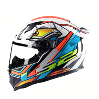 Casco Integral LS2 FF300 con Certificación 3C, Visera Antivaho, Alerón Grande, Equipo de Motociclismo para Todas las Estaciones, para Hombres y Mujeres