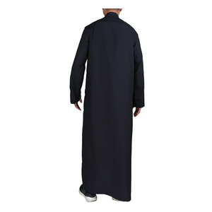 Style islamique traditionnel qatari couleur unie à manches longues Jubba taille 52-65-60 56/54 - Product Image 4