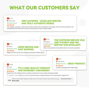 Boîte en aluminium métallique cylindrique de 35 ml 52*25 mm avec bouchon à vis et fenêtre transparente pour rouge à lèvres, bijoux, boucles d'oreilles, ongles pressés - Product Image 6