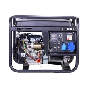 Hot selling 7kw 9.4kva open frame gasoline generator with full power