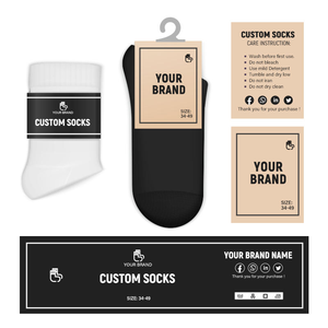 <span class=keywords><strong>Calcetines</strong></span> deportivos de algodón blancos personalizados para hombre, diseño con logotipo personalizado, calcetín deportivo - Product Image 6