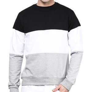 Vente en gros fabriqué par OEM Taille personnalisée Sweat-shirt pull-over de haute qualité pour hommes 100% coton Sweat-shirt à capuche court et col rond pour hommes - Product Image 4