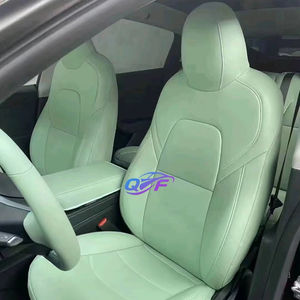 Alta qualità per <span class=keywords><strong>Tesla</strong></span> modello 3 modello <span class=keywords><strong>Y</strong></span> 2022 2023 2024 2025 in pelle Napa misura personalizzata coprisedile auto Set completo - Product Image 1