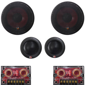 Kit de Altavoces para Auto Ice Power de 2 Vías y 450W con Tweeters, Woofer y Crossovers - Product Image 6