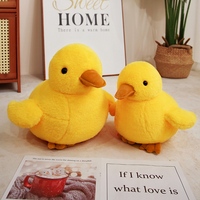 Vente en gros de peluches personnalisées en forme de canard, jouets en peluche doux pour enfants avec logo personnalisé