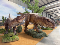 Modelo de Dinosaurio Animatrónico T-Rex de Alta Simulación, Tiranosaurio Rex Electrónico Animado para Exhibición en Museos