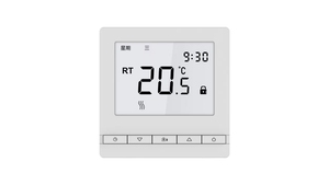 Thermostat de chauffage sans fil RF433/868 Hz avec alimentation par batterie pour chauffage au sol hydronique ou programmable par minuterie HA7229 HA7229 - Product Image 3