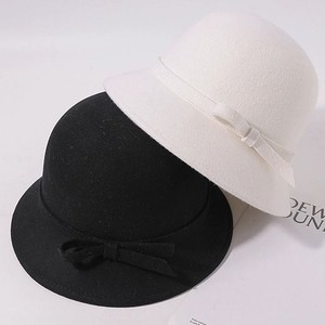 Sombrero de lana estilo francés para mujer, color sólido, plegable, elegante, para primavera y otoño, que estiliza el rostro. - Product Image 3