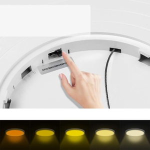 Lámpara de Techo <span class=keywords><strong>LED</strong></span> Moderna, Ultrafina, de Acrílico, con Color Cambiable, para Dormitorio, Sala de Estar y Baño - Product Image 3